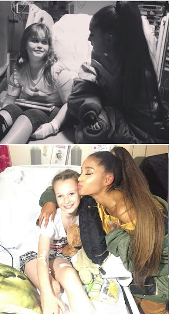 Ariana Grande withe her Affected Fans in Manchester Hospital, UK