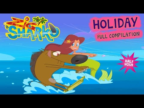Nàng tiên cá và cá mập-Ngày lễ FULL | Phim hoạt hình vui nhộn dành cho bé