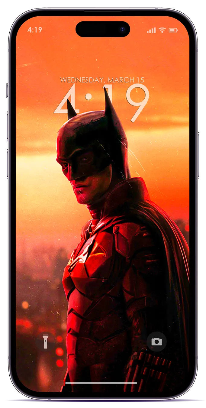 batman wallpaper for iphone 14 pro max with iOS 16 depth effect
