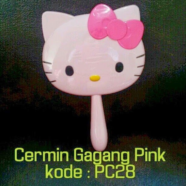 Cermin Hello Kitty Murah  Grosir Ecer Gagang Pink