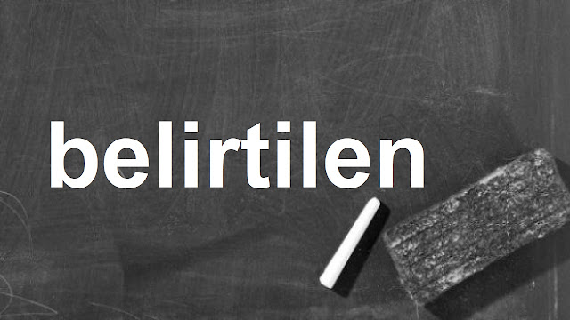 belirtilen