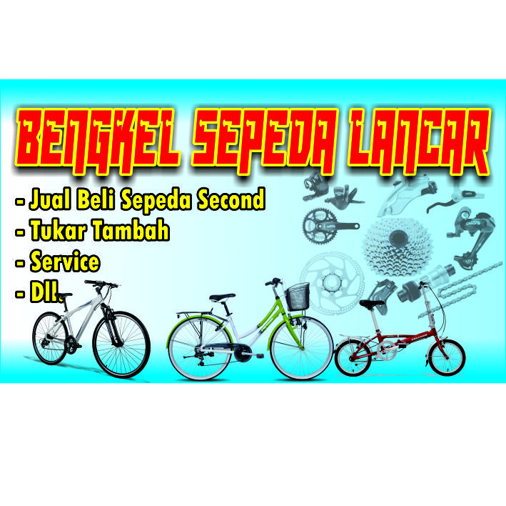 Cara membuat DEsain Banner Bengkel Sepeda dengan CorelDRAW 