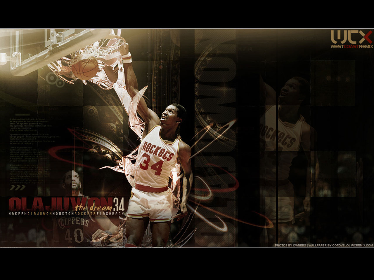 Hakeem Olajuwon | Basketball Wallpapers For Android: Hakeem Olajuwon