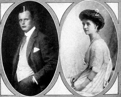 Carl Friedrich Graf von Pückler-Burghauss, Freiherr von Groditz -Olga Prinzessin von Sachsen Altenburg, Herzogin zu Sachsen