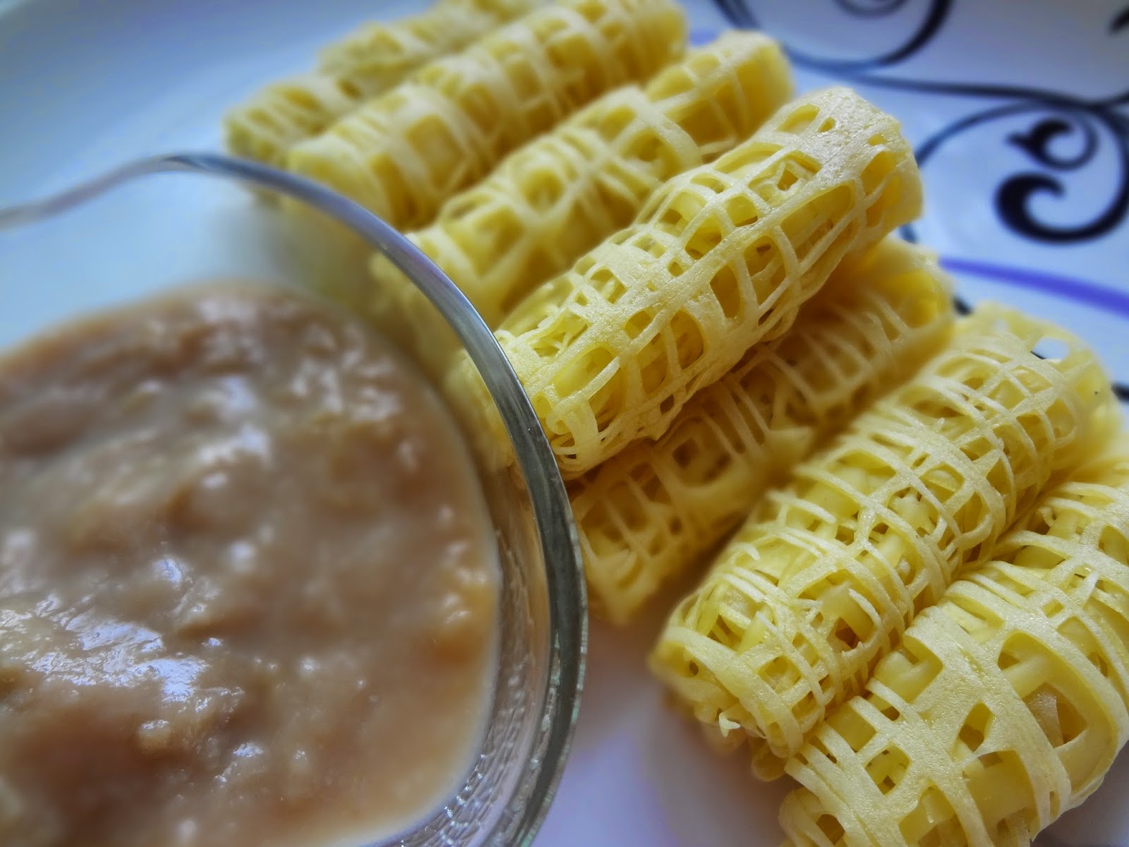 SelagiAdaGula: R15: Roti Jala Kuah Durian