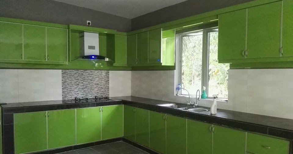 skillperabut Kabinet Dapur warna hijau Terang