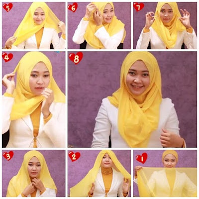 Tutorial Hijab Paris Ke Kantor
