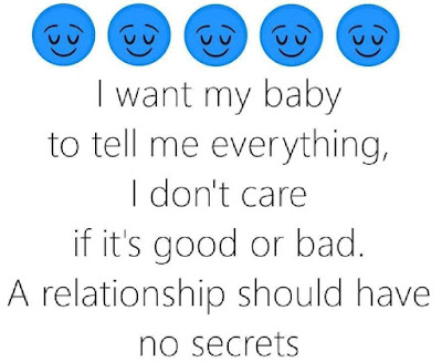 I want my baby to tell me