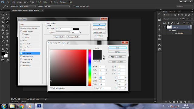 Cara Membuat Kartu Nama di Photoshop CS6