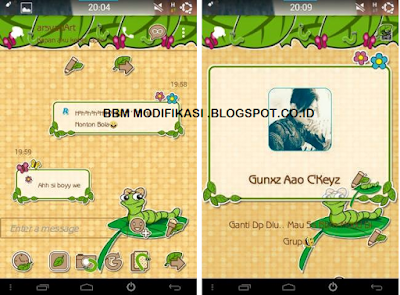 BBM MOD TEMA ULAT V 2.11.0.18 APK CLONE