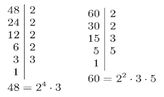 EJEMPLOS DE MÁXIMO COMÚN DIVISOR