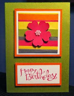 Let's start at the very beginning strips of card Zena Kennedy Stampin Up independent demonstrator