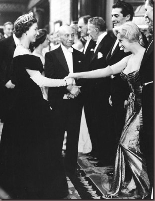 Marilyn Victor Mature Elizabeth II