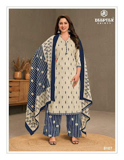 Deeptex Miss India vol 81 Cotton Print Churidar Dress Material
