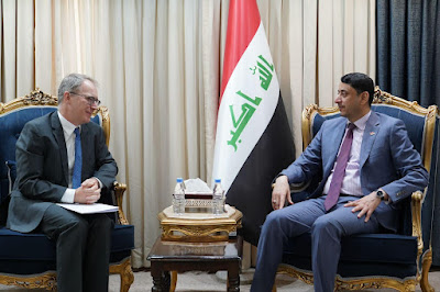 الأمين العام لمجلس الوزراء العراقي يبحث مع سفير إيطاليا التعاون في الطاقة والاقتصاد