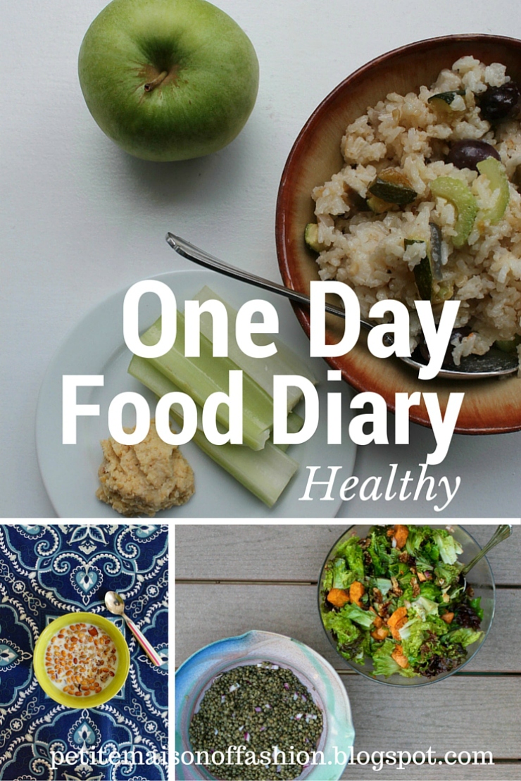 One Day Healthy Food Diary