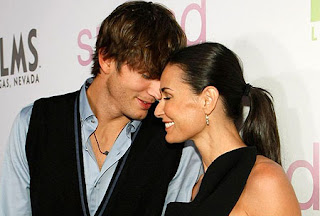 Ashton Kutcher with Wife