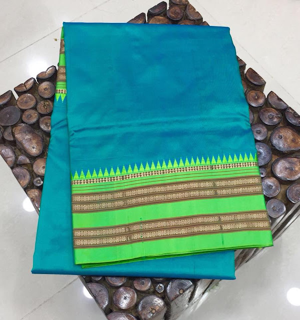   Buy Online Narayanpet Sarees With Temple Borders