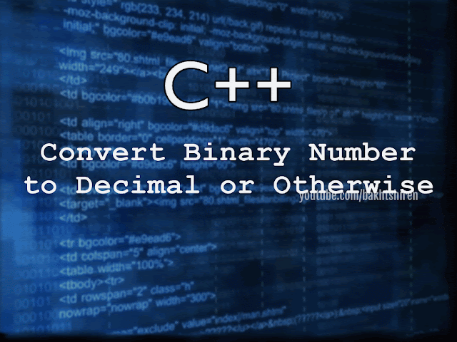 Convert Binary Number to Decimal or Otherwise