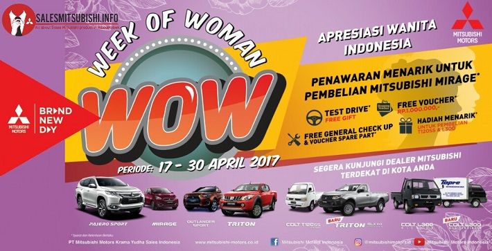 Program penjualan Mitsubishi di hari Kartini