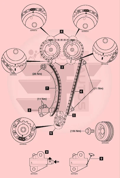 Suzuki Alto 2009-2014 Engine Chain Timing | Engine code K10B