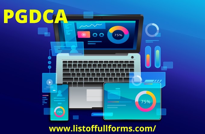 PGDCA full form