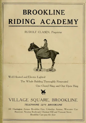Cover of Brookline Riding Academy brochure
