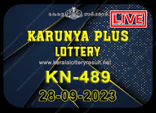 Kerala Lottery Result;  Karunya Plus Lottery Results Today "KN 489"