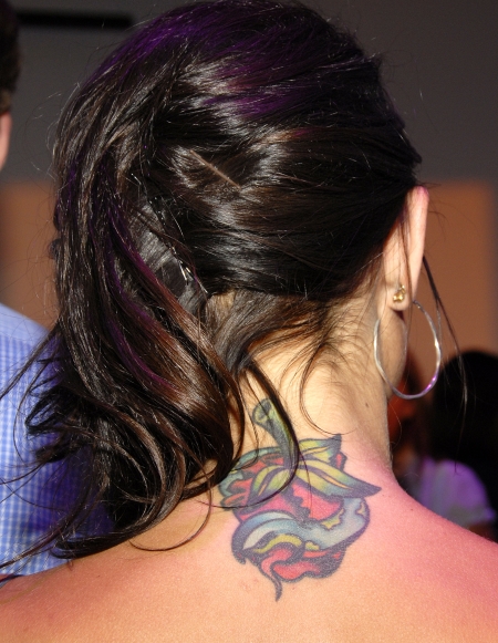 Tattoos On The Neck For Girls