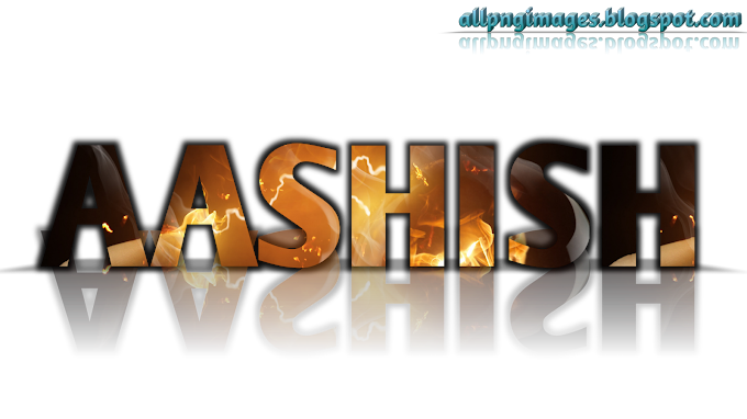 Aashish 3D name PNG image