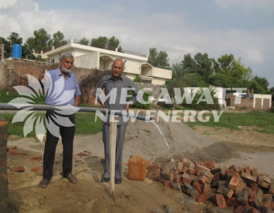 Solar household water supply in Pakistan