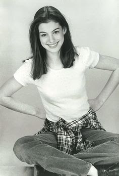 Teenaged Anne Hathaway