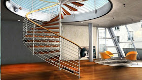 Model desain tangga pada rumah minimalis