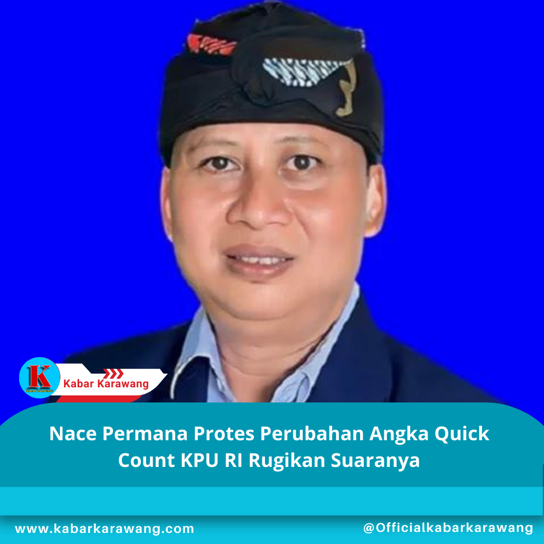 Nace Permana Protes Perubahan Angka Quick Count KPU RI Rugikan Suaranya