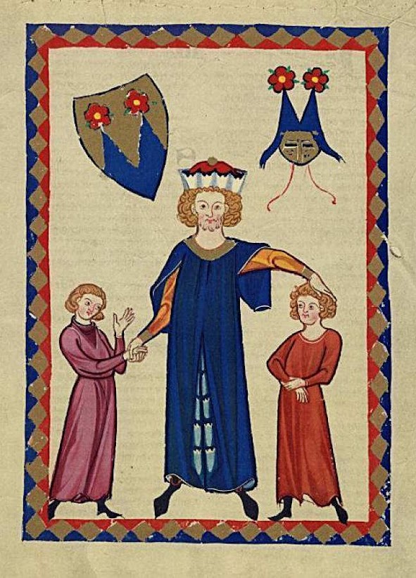 Frederico de Sonneburg. Codex Manesse