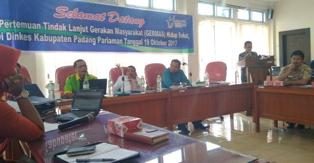 Pemerintah Kabupaten Padang Pariaman Ajak Wali Nagari Lakukan Germas