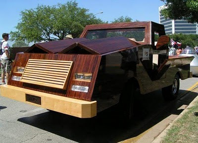 CAR MADE OF WOOD 