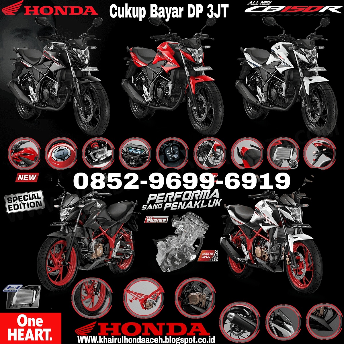 Harga Sepeda Motor HONDA Untuk Wilayah BAceh