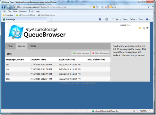 MyAzureStorageQueueContent