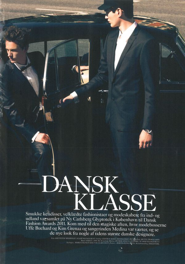 Jakob Hybholt — DANSK KLASSE — Eurowoman magazine (editorial)