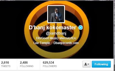 dbanj twitter