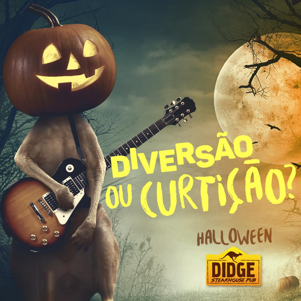 Didge festeja o Halloween nesta sexta-feira com a banda Locomtiva Lunar