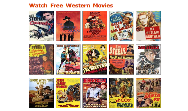 Watch Free Full Movies on Western Mania