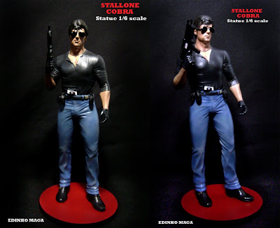 Escultura do Stallone Cobra by Edinho Maga