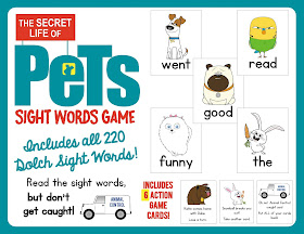 https://www.teacherspayteachers.com/Product/The-Secret-Life-of-Pets-Sight-Words-Game-Contains-all-220-Dolch-Sight-Words-2624264