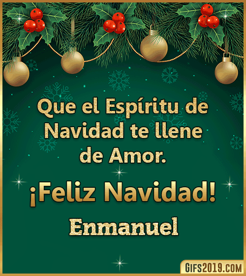 Gif de navidad con nombre enmanuel Gif de navidad con nombre enmanuel