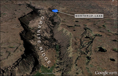 Northrup Lake and Northrup Canyon geology.