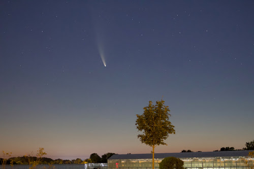 comet neowise in the morning sky july 13 2020