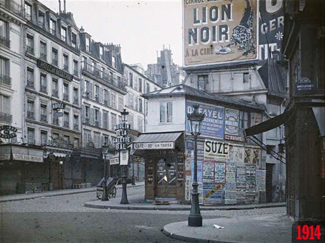Rue Puget – Rue Lepic in 1914