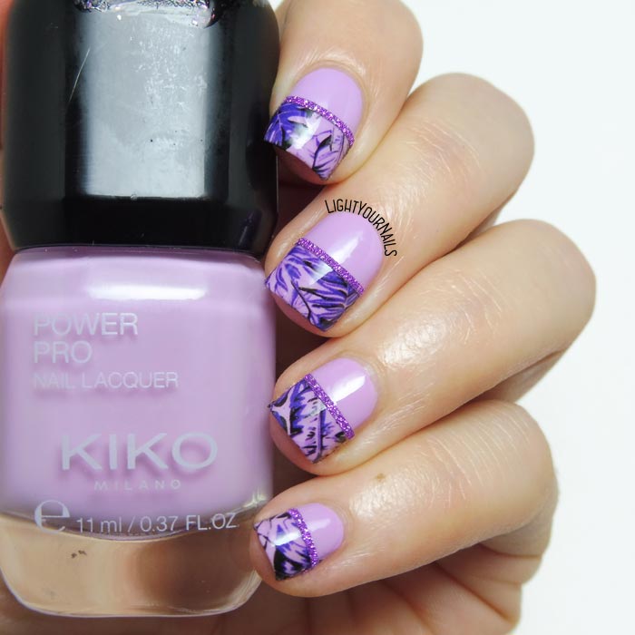  #lightyournails #nailart #purple #kikonails #kikocosmetics